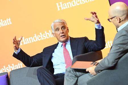 Im Herzen Frankfurts erläutert der Unicredit-Chef seine Pläne zu einer Übernahme der Commerzbank. (Foto Handout) Im Herzen Frankfurts erläutert der Unicredit-Chef seine Pläne zu einer Übernahme der Commerzbank. (Foto Handout)