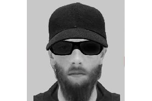 Foto: LKA NRW/Polizei Münster. Das Phantombild zeigt den mutmaßlichen Tatverdächtigen. Veröffentlichung mit dieser Pressemitteilung honorarfrei.
