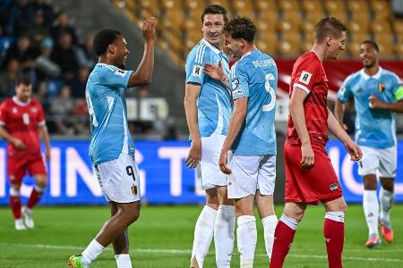 Auch Theate trifft: Belgien kommt spät in Schwung Auch Theate trifft: Belgien kommt spät in Schwung