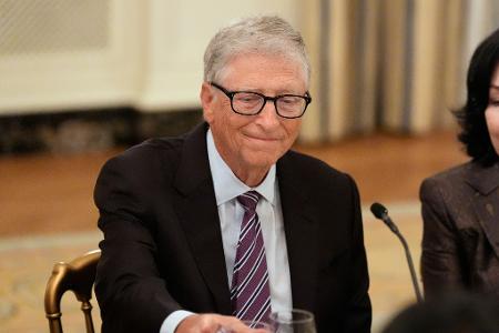  Auch Microsoft-Gründer Bill Gates nahm am Abendessen teil. 