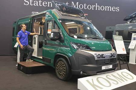 Campingbus, Messe, Außenaufnahme