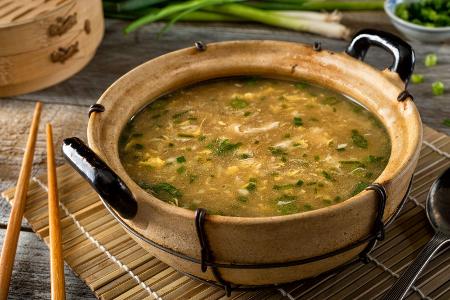 Eierflockensuppe