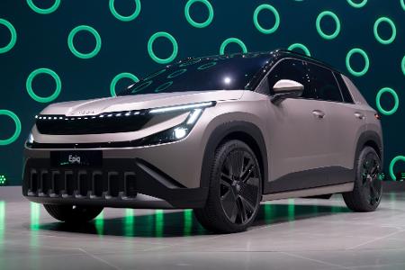 Nur als Studie gezeigt wird der SUV Skoda Epiq.