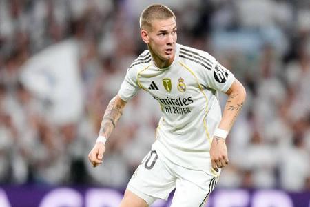 Platz 5: Franco Mastantuono (Real Madrid) - Gesamtrating 85,4 (Erfahrung 79,8 - Leistung 90,9)