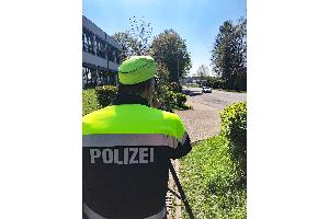 Die Polizei kontrollierte rund um den Schulbeginn verstärkt den Verkehr.