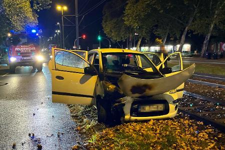Unfall auf der Duisburger Straße