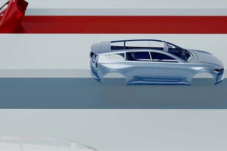 Volvo Mega Casting neue E-Auto-Architektur