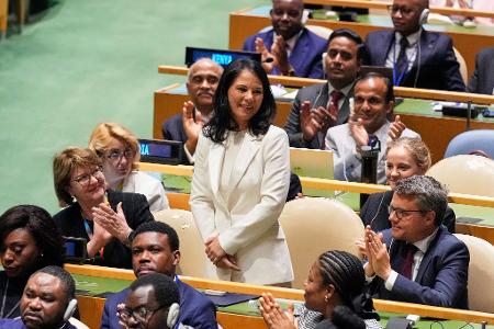 Die Ex-Außenministerin tritt am Dienstag offiziell ihren neuen Job an. (Archivbild) Die Ex-Außenministerin tritt am Dienstag offiziell ihren neuen Job an. (Archivbild)