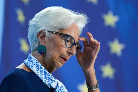 EZB-Präsidentin Lagarde: Wie geht die Notenbank mit der Frankreich-Krise um? (Archivbild)