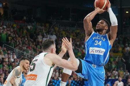 Basketball-EM: Antetokounmpo mit Griechenland im Halbfinale Basketball-EM: Antetokounmpo mit Griechenland im Halbfinale