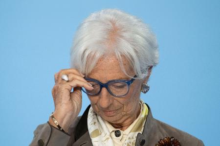 Hält am Leitzins von 2,0 Prozent fest: EZB-Präsidentin Christine Lagarde.