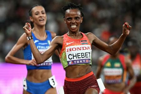 Chebet gewinnt WM-Gold über 10.000 m - Dieterich abgeschlagen