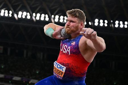 Ein Jahr Pause: Doch Crouser holt wieder Kugel-Gold