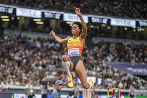 Mihambo fliegt zu Silber - nur Davis-Woodhall wieder stärker