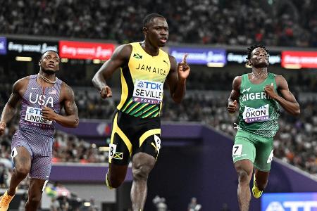 Seville neuer Weltmeister über 100 m - Lyles entthront