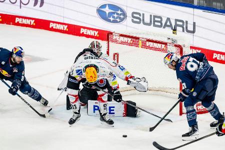 Drei Tore in 54 Sekunden: Eisbären schlagen Haie Drei Tore in 54 Sekunden: Eisbären schlagen Haie
