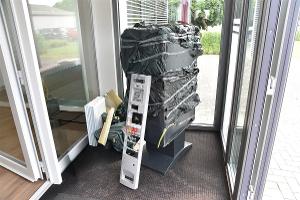 Der aufgefundene Zigarettenautomat