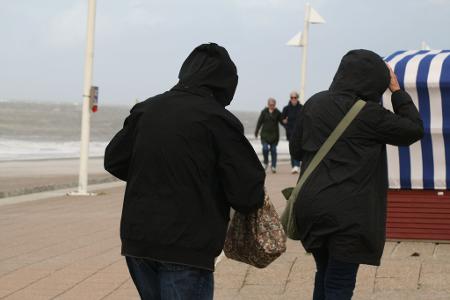 Der erste Herbststurm erreicht Norderney.