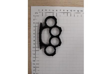 sichergestellter Schlagring