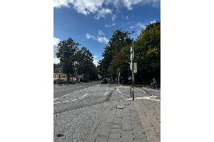 Übersichtsaufnahme der Unfallstelle