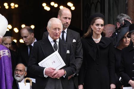 Beerdigung von Herzogin Katharine: Royal Family in Trauer vereint