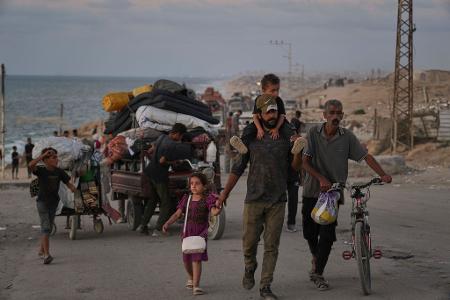 Viele Palästinenser können sich eine Flucht aus der Stadt Gaza schlicht nicht leisten. 