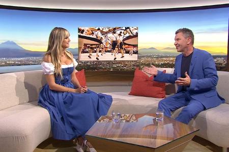 Heidi Klum bei der Heidi Klum bei der