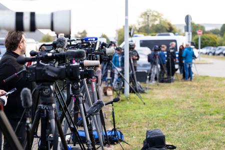 Vor Ort waren viele Medienvertreter.