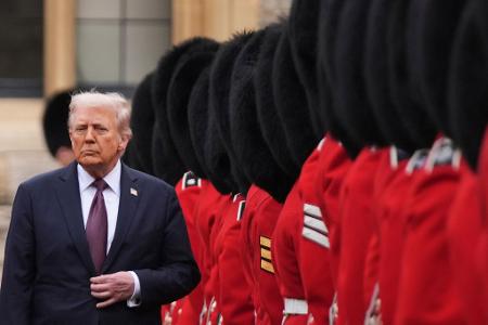 Trump ist ein Fan der britischen Monarchie. 