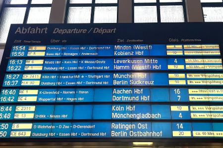 Zu oft zu spät: Die Züge der Deutschen Bahn. (Archivbild)