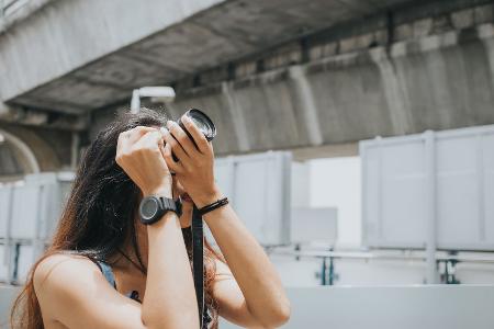 Fotoapparat und Armbanduhr statt Handy