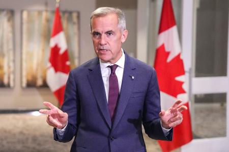 Auch Kanadas Premier Carney gab die Anerkennung eines Staates Palästina durch sein Land bekannt. (Archivbild)