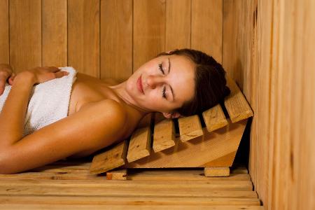 Sauna besuchen