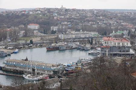 Auch über der Hafenstadt Sewastopol wurde Luftalarm ausgelöst.