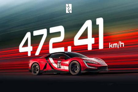 BYD Yangwang U9 Track Edition Topspeed-Rekord