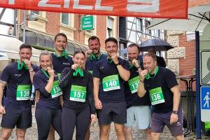 Das Team der Polizeiinspektion Idar-Oberstein war mit vollem Einsatz beim 10. Idar-Obersteiner-Treppenlauf am Start.