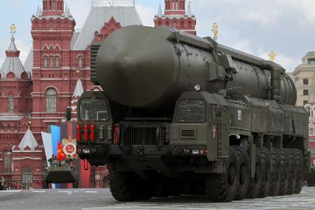Russland präsentiert seine strategischen Atomwaffen auch während der Militärparade in Moskau. (Archivbild)