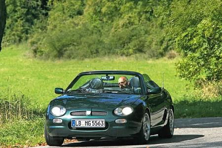 MGF 1.8i, Frontansicht