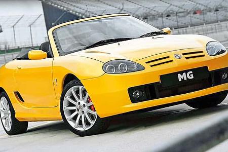 MG TF, Frontansicht