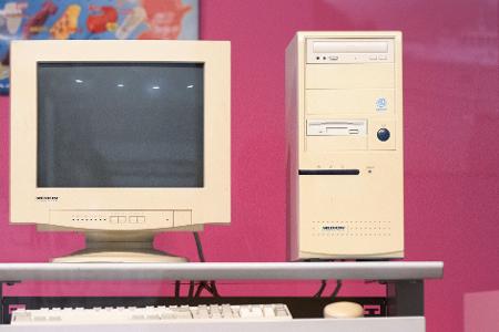 Aus dem Discounter ins Museum: Der Tower-PC von Aldi.