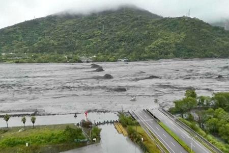 Nach Überschwemmungen starben in Taiwan mindestens 14 Menschen. 