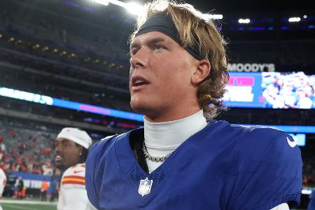 Giants: Chance für Rookie Dart - Wilson muss auf die Bank