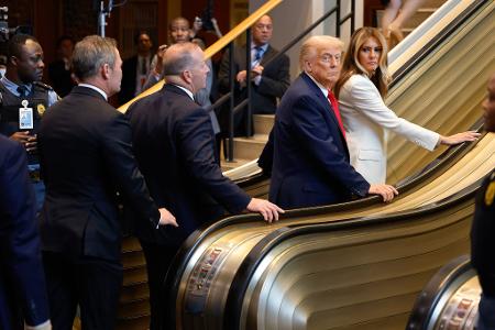 Trump will ein Nachspiel für den Stopp auf der UN-Rolltreppe.