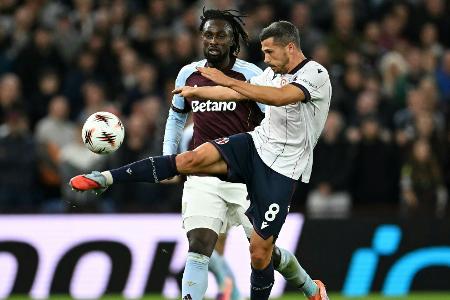 Erster Sieg: Aston Villa schlägt Freiburg-Gegner Bologna
