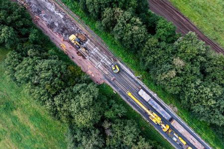 Auch 2026 wird im Schienennetz wieder viel gebaut. Unter anderem drohen fünf Generalsanierungen, den Zugverkehr zu belasten. (Archivbild)