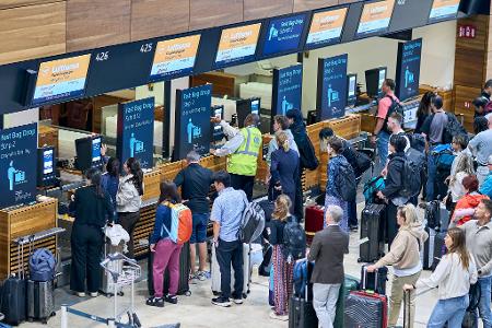 Wann am Hauptstadtfughafen BER die Folgen eines IT-Angriffs auf einen Dienstleister behoben sind, ist unklar. (Archivbild) 