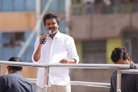 Der Schauspieler und Politiker Joseph Vijay Chandrasekhar ist in der Region populär.
