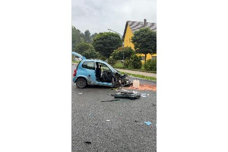 Ansicht Beifahrerseite Unfallverursacherfahrzeug