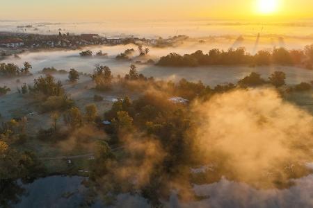 Nebel ist typisch für den Herbst. (Symbolbild) 