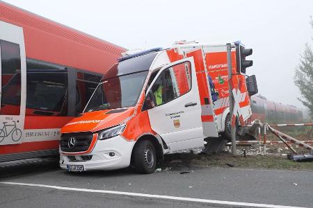 Die Patientin im Rettungswagen starb.